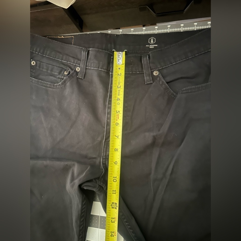 Men's Slim Fit Black Denim Jeans - Picture 3 of 10